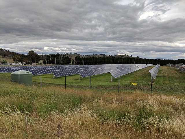 Solar farm banner